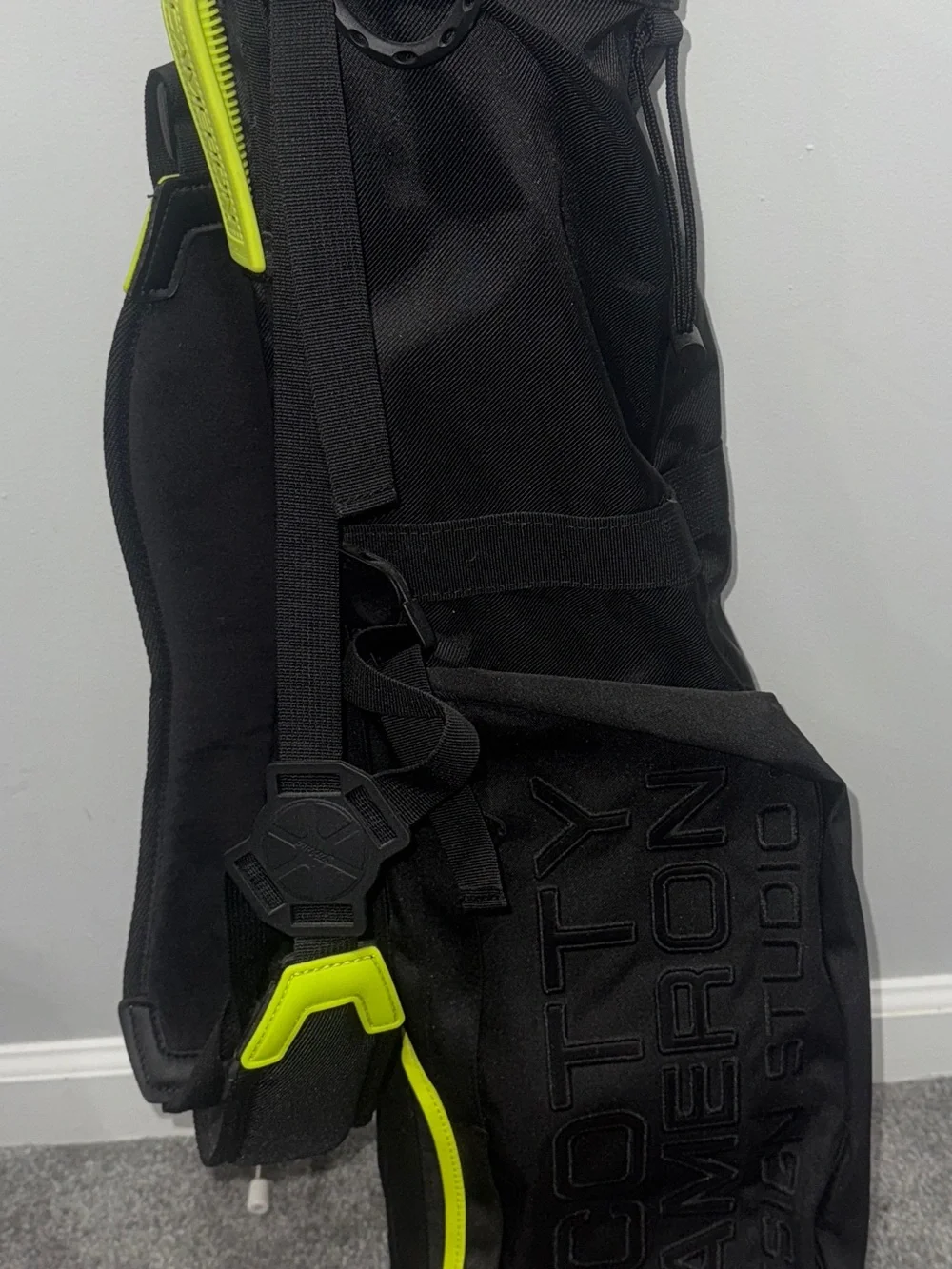 Scotty Cameron Black Golf Bag - Black & Yellow