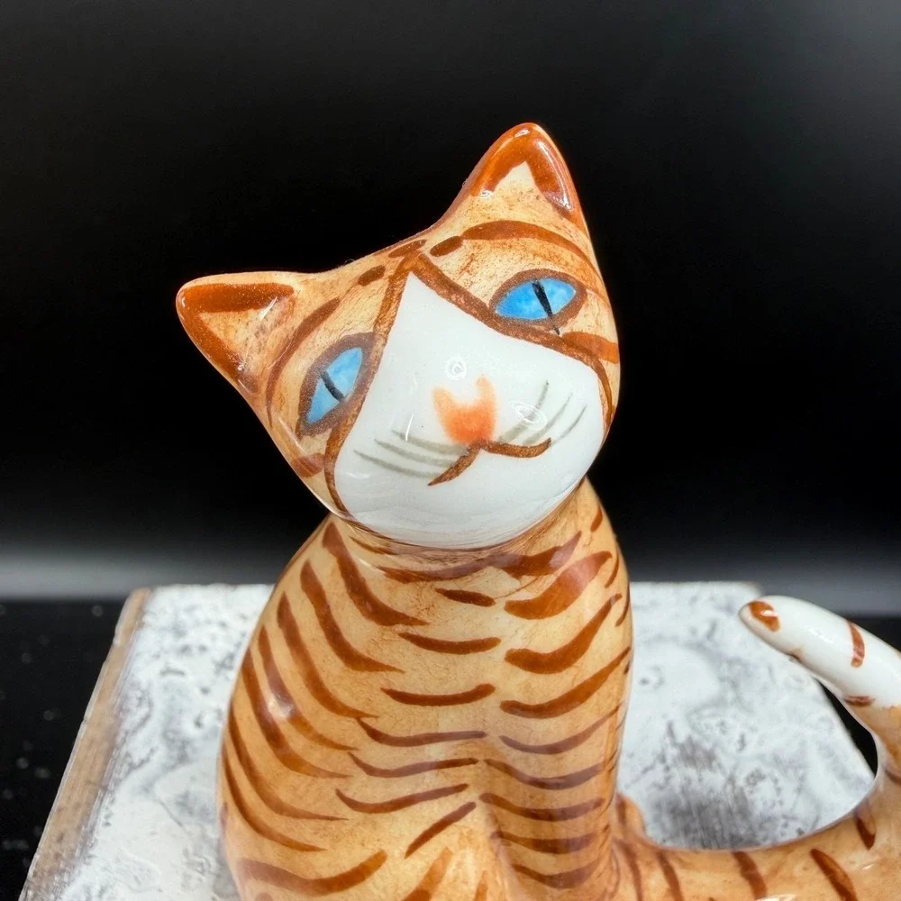 vintage bone China figurine charming orange