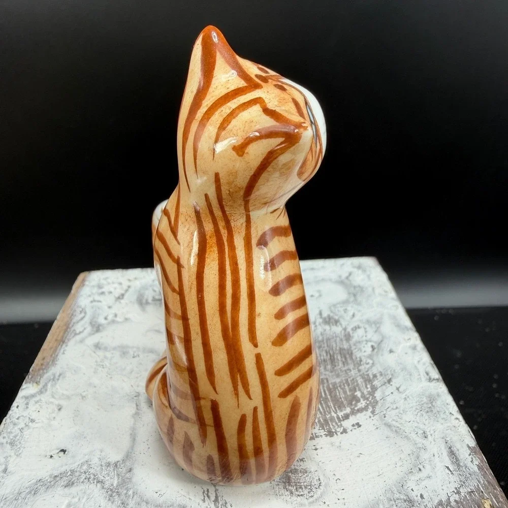 vintage bone China figurine charming orange