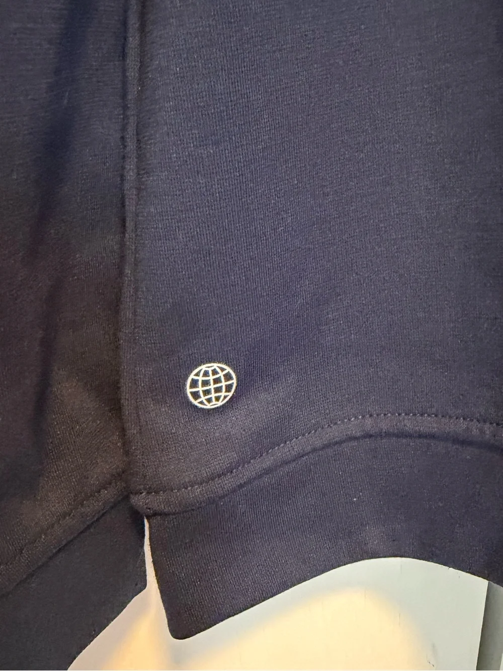 adidas Navy Long-Sleeve Quarter-Zip Pullover