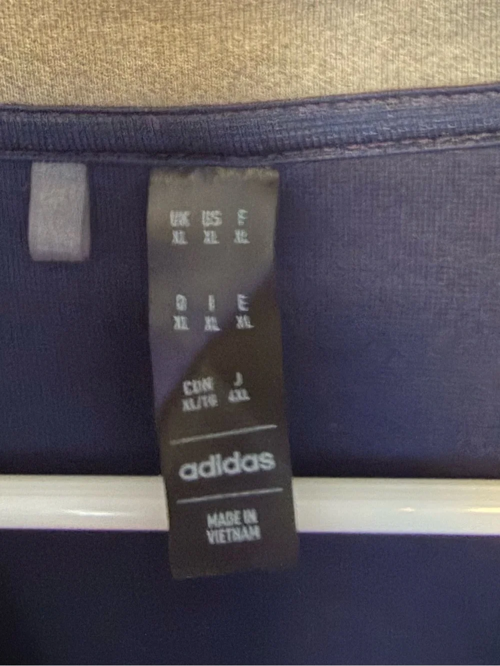adidas Navy Long-Sleeve Quarter-Zip Pullover