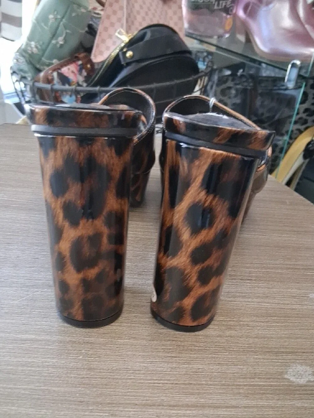 Reins Consignment bold leopard