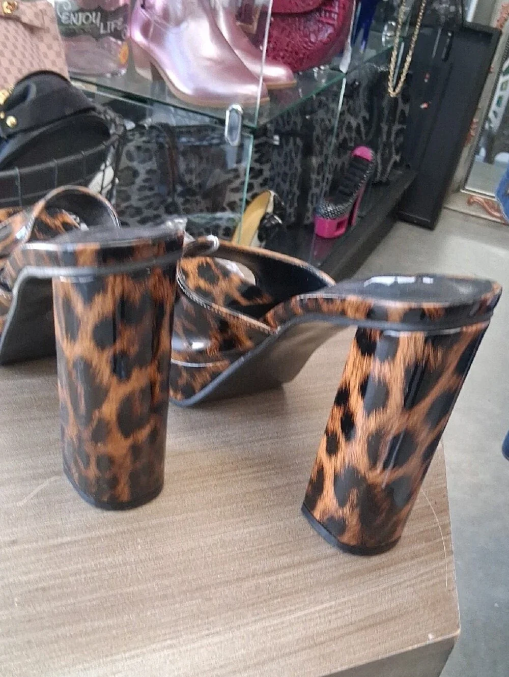 Reins Consignment bold leopard
