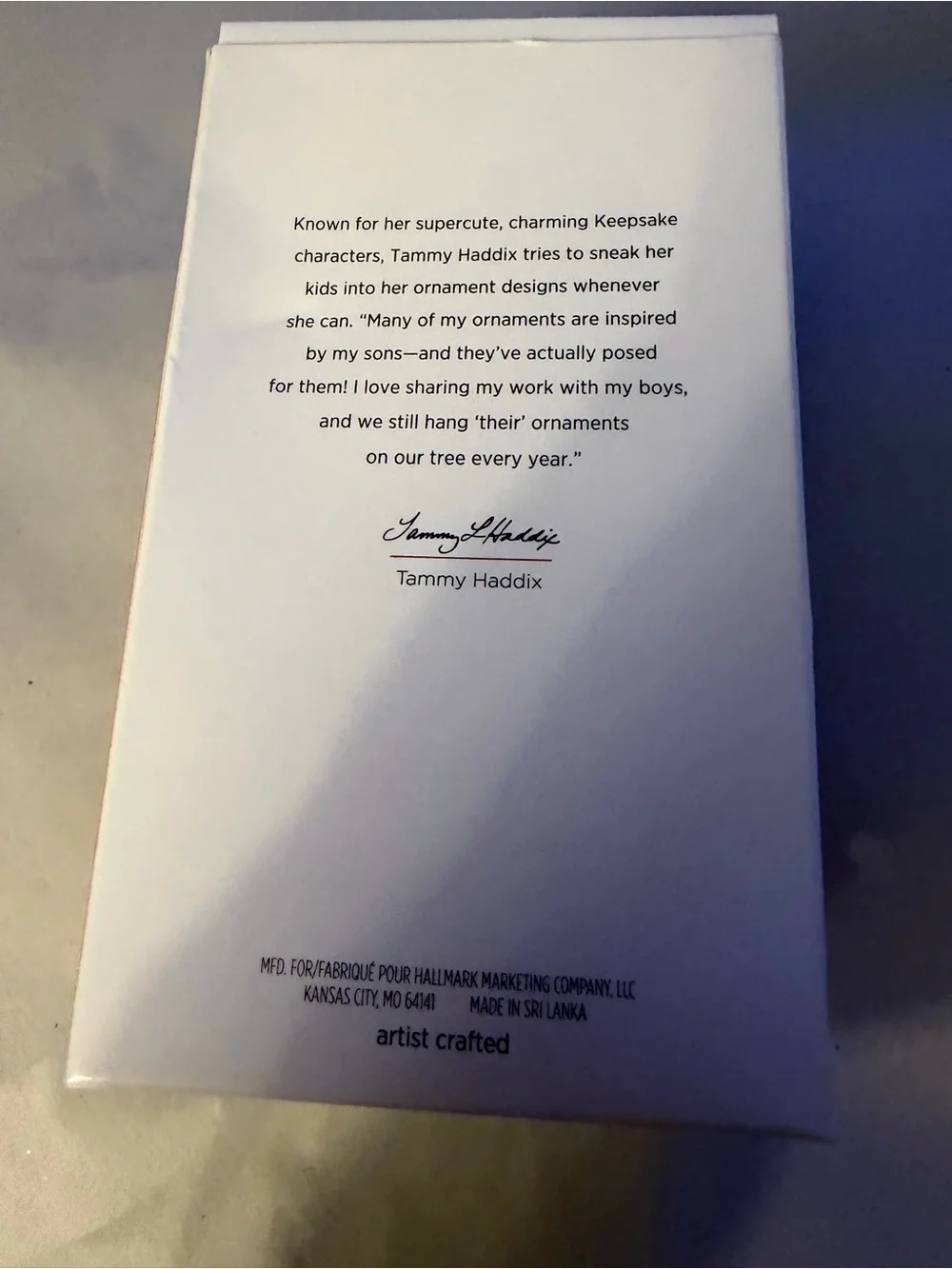 Hallmark original box