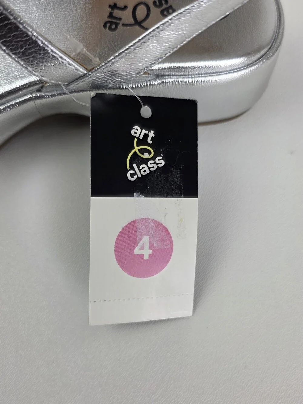 Art class Girls Silver Studded Ankle-Strap Sandals!