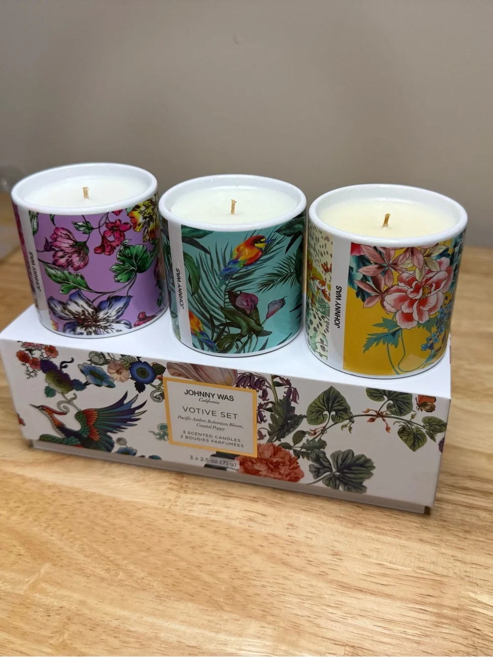 Johnny Was Votive Set - NWT $120 - 3 Scented Candles