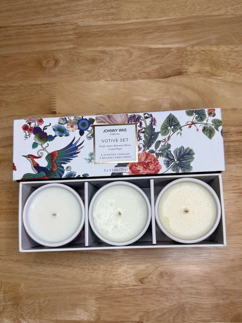 Johnny Was Votive Set - NWT $120 - 3 Scented Candles