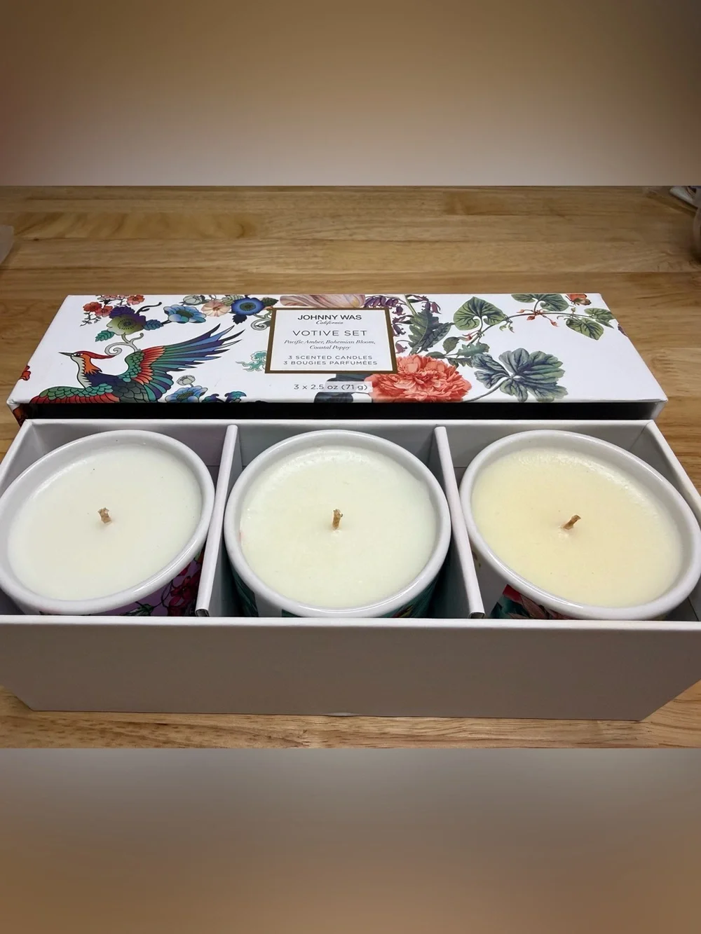Johnny Was Votive Set - NWT $120 - 3 Scented Candles