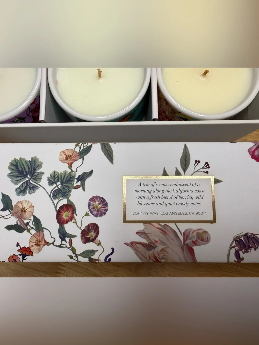 Johnny Was Votive Set - NWT $120 - 3 Scented Candles