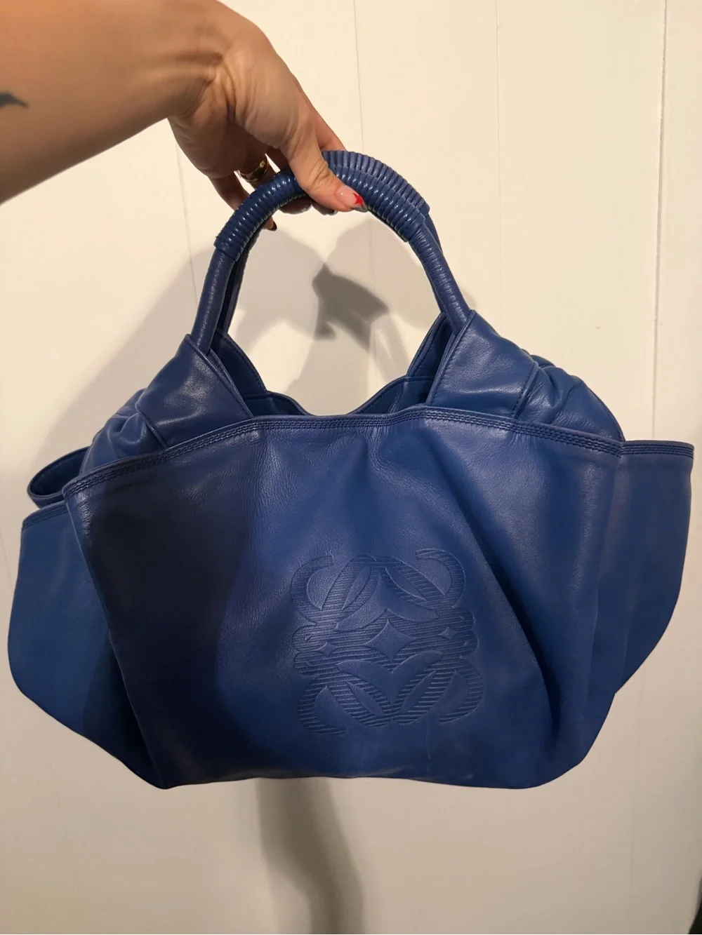 Loewe Nappa Aire Cobalt Blue Bag