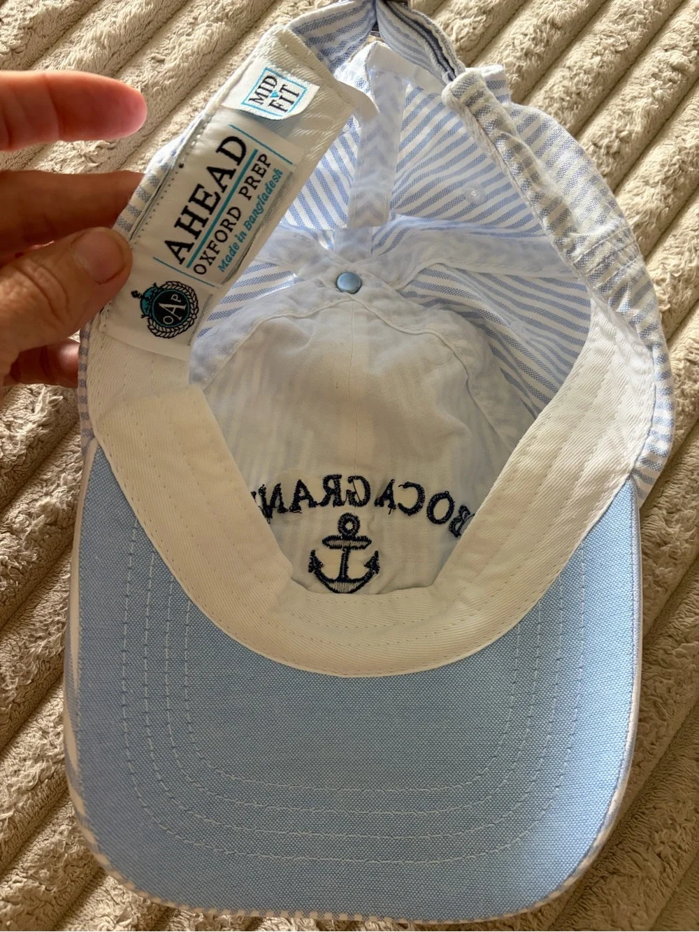 Head striped cap