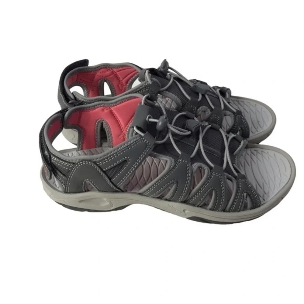KHOMBU All Weather Trek RIVER GRAY hiking SANDAL size 9.5