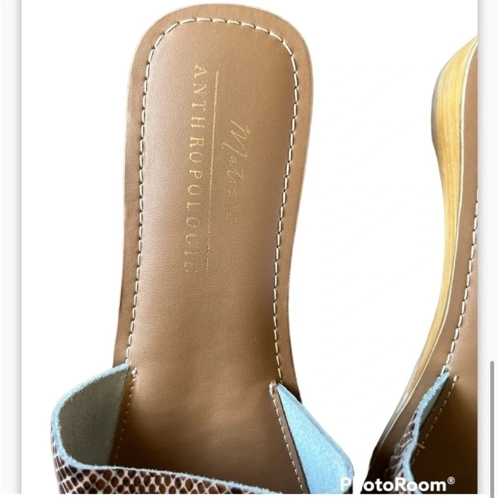 Anthropologie Matisse Faux Snakeskin Havana Sandals