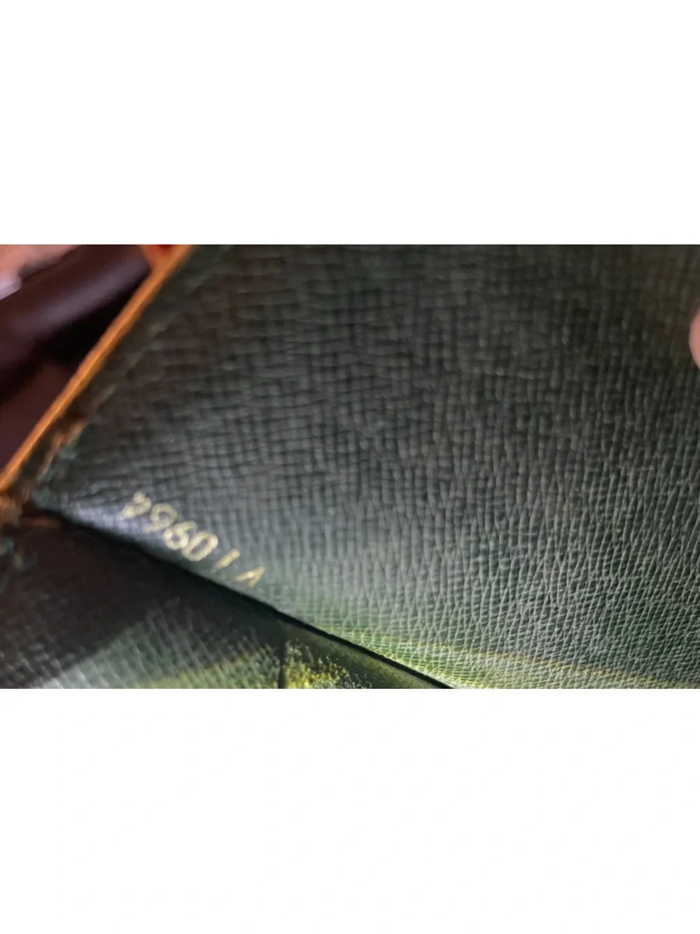 Louis Vuitton Green  Briefcase with Brass Lock