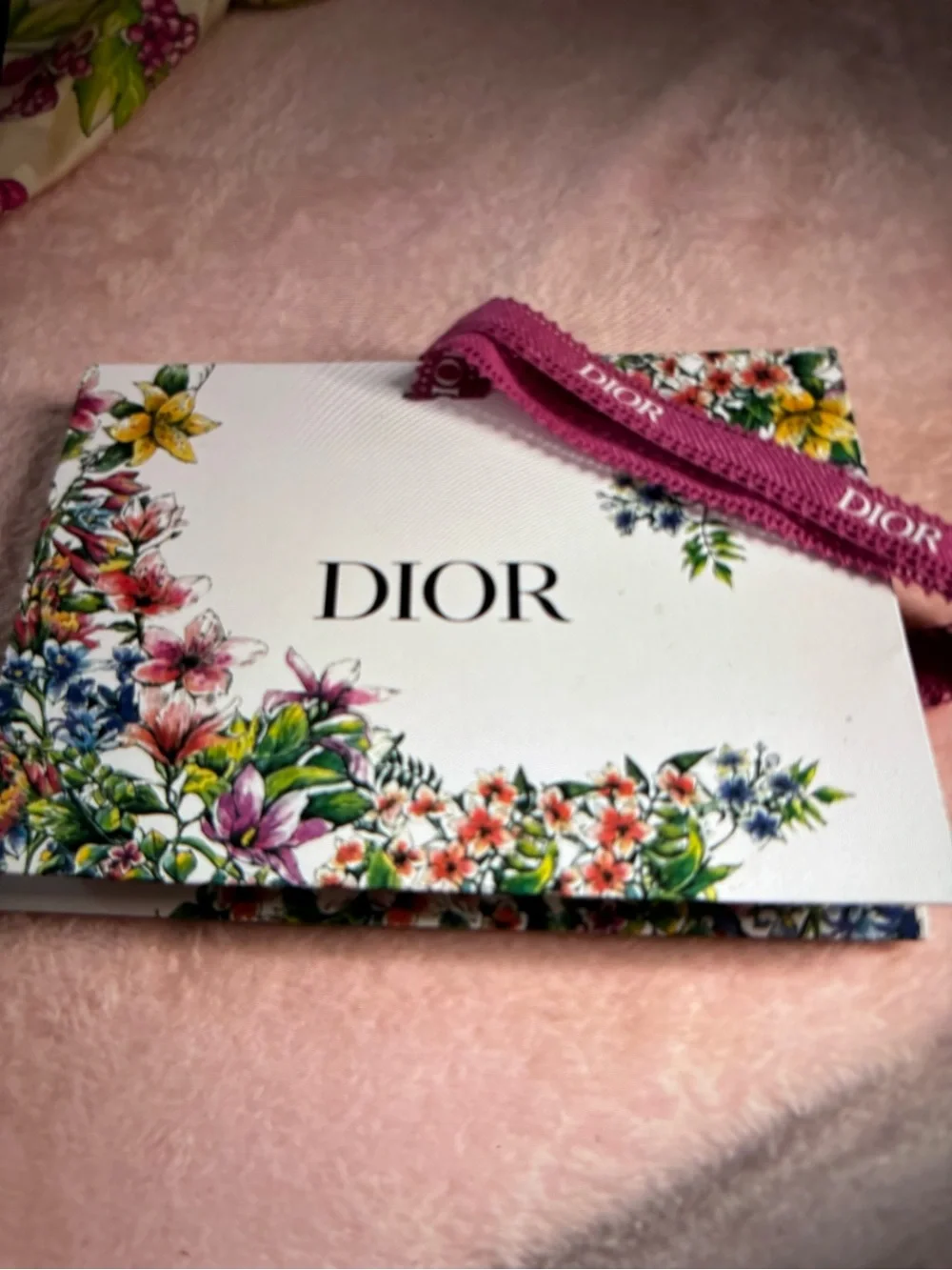Dior Limited Edition Floral Decorative Gift Bag