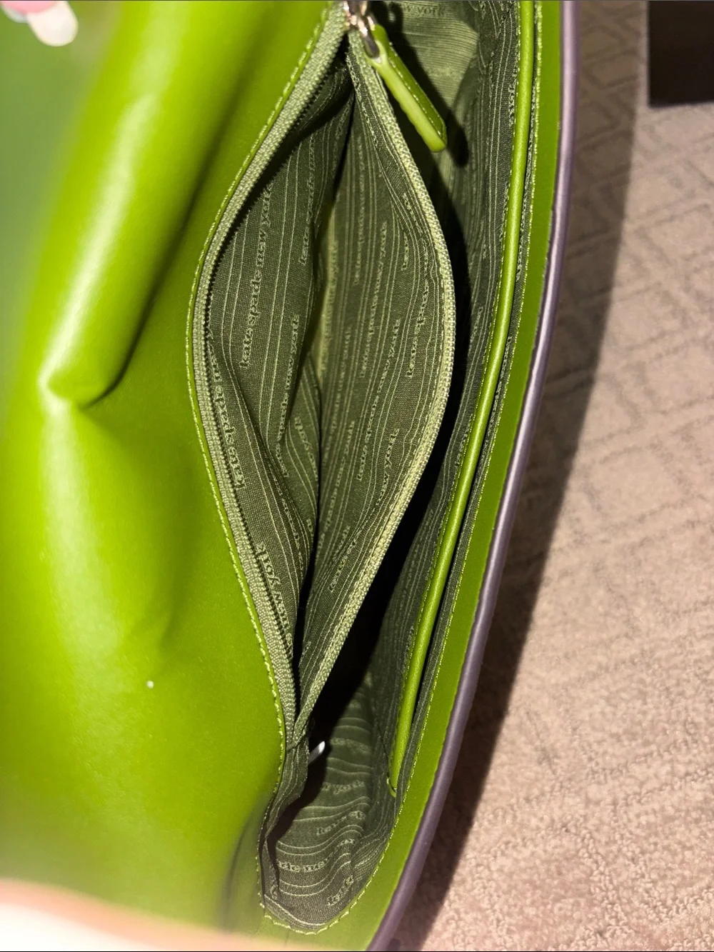 kate spade sleek pebbled