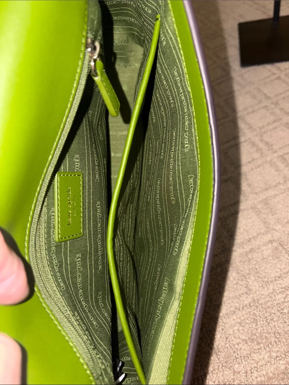 kate spade sleek pebbled