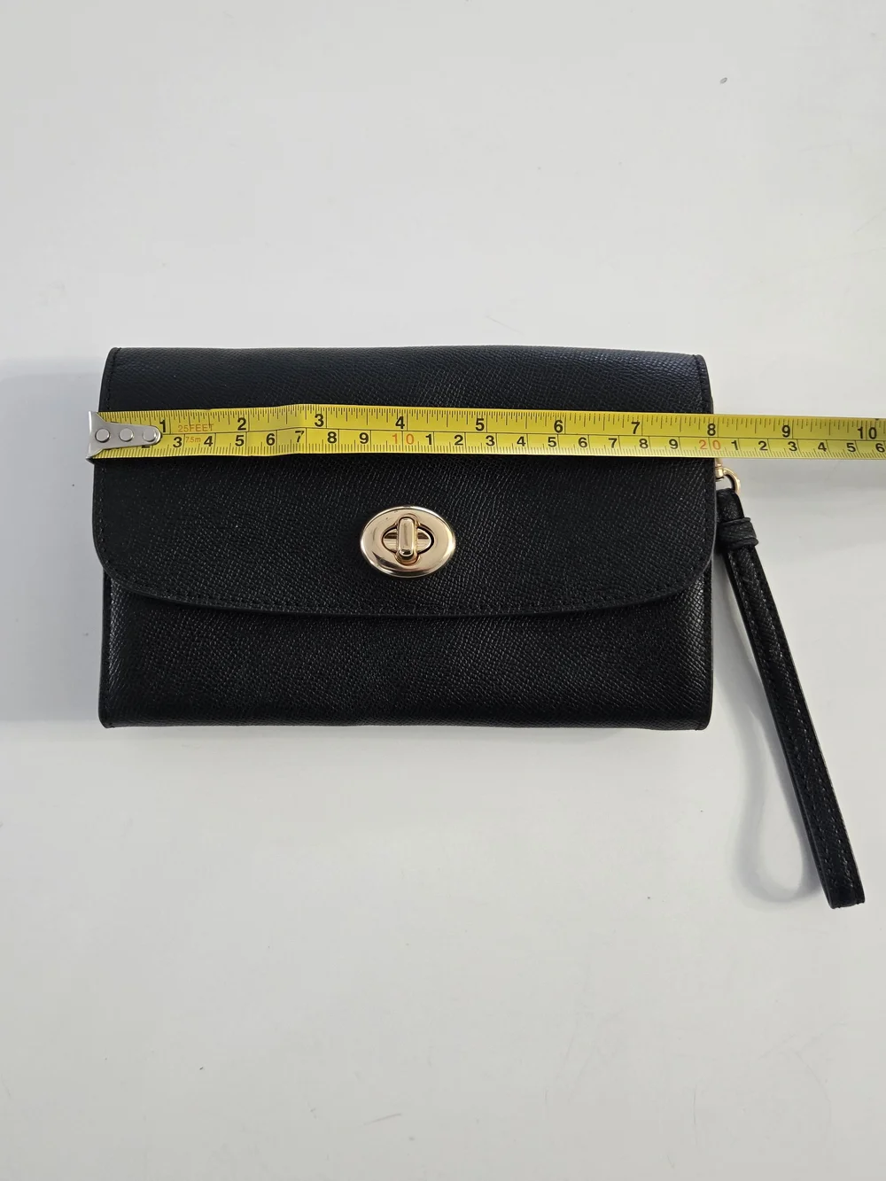 Coach sleek black