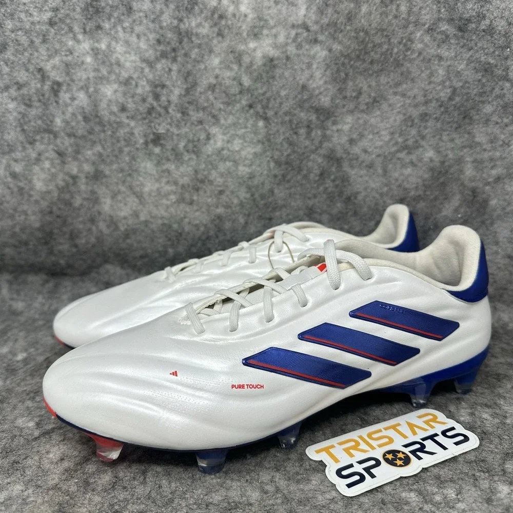 Adidas Copa Pure 2 Elite FG Soccer Cleats Mens Size 7.5 White Blue Red IG6402