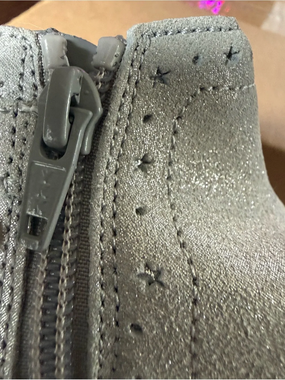 Stride Rite sparkly silver