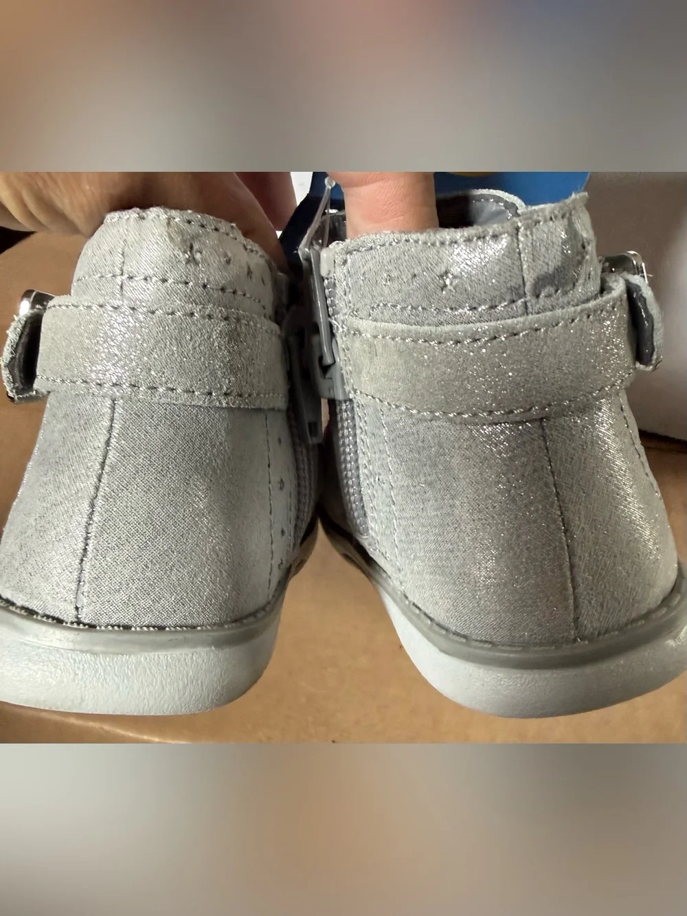 Stride Rite sparkly silver