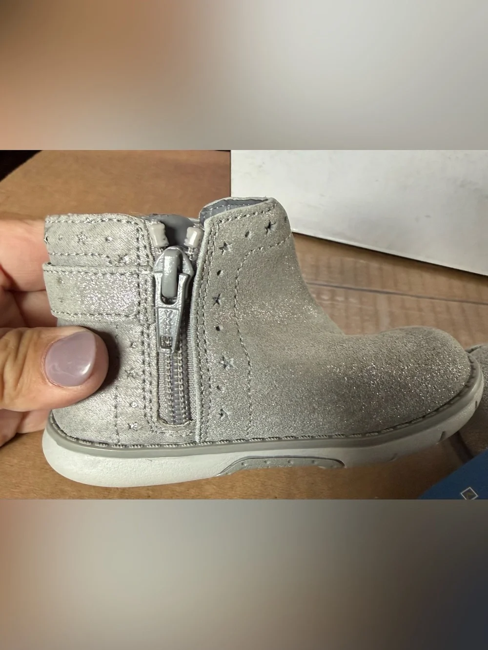 Stride Rite sparkly silver