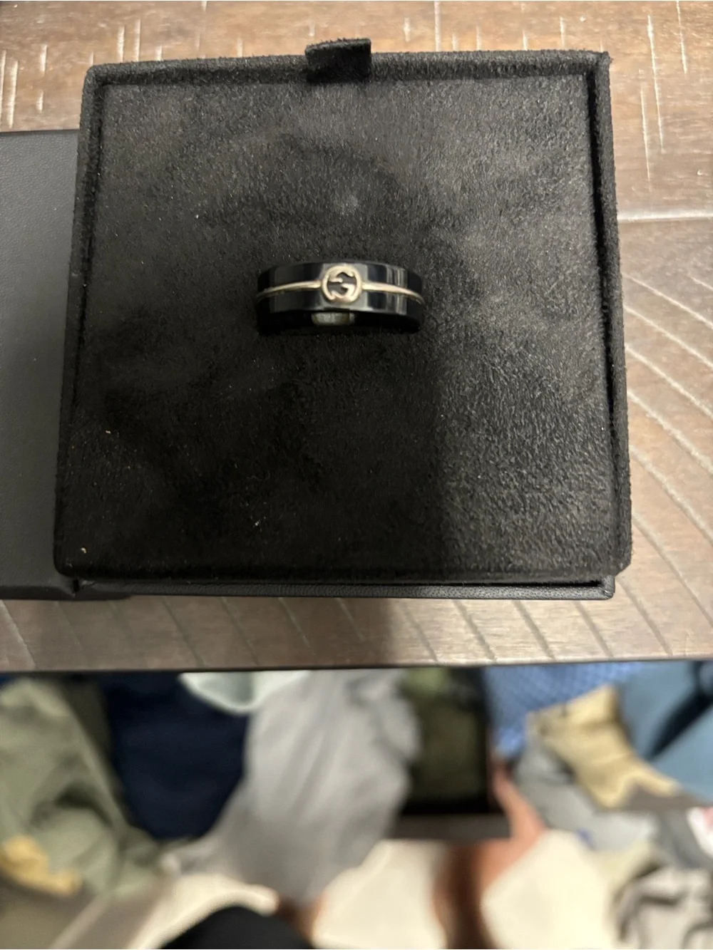 Gucci polished black