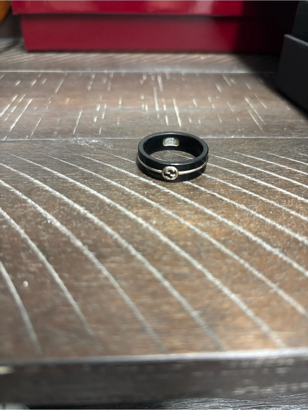 Gucci polished black
