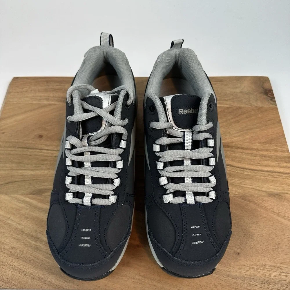 New Womens Reebok Work Jorie Navy Composite Toe‎ Oxford Shoes Sneakers Sz 9 M