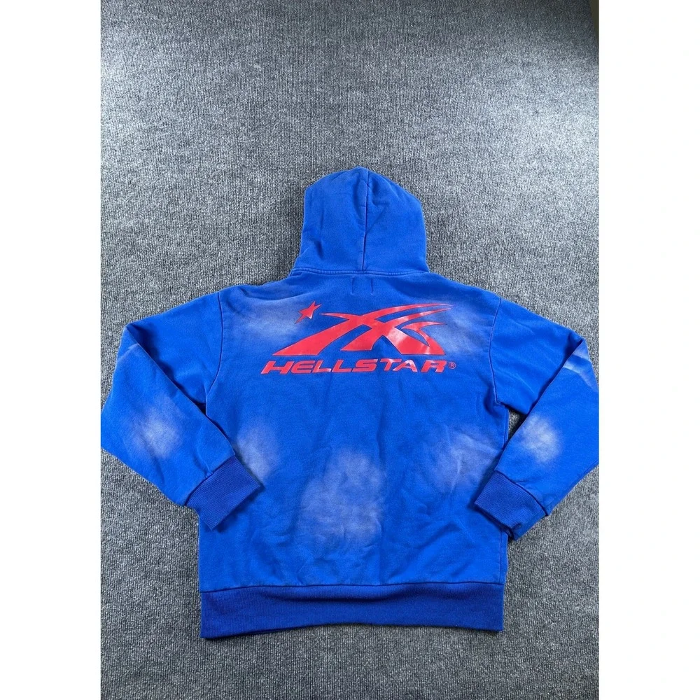 Hellstar blue hoodie