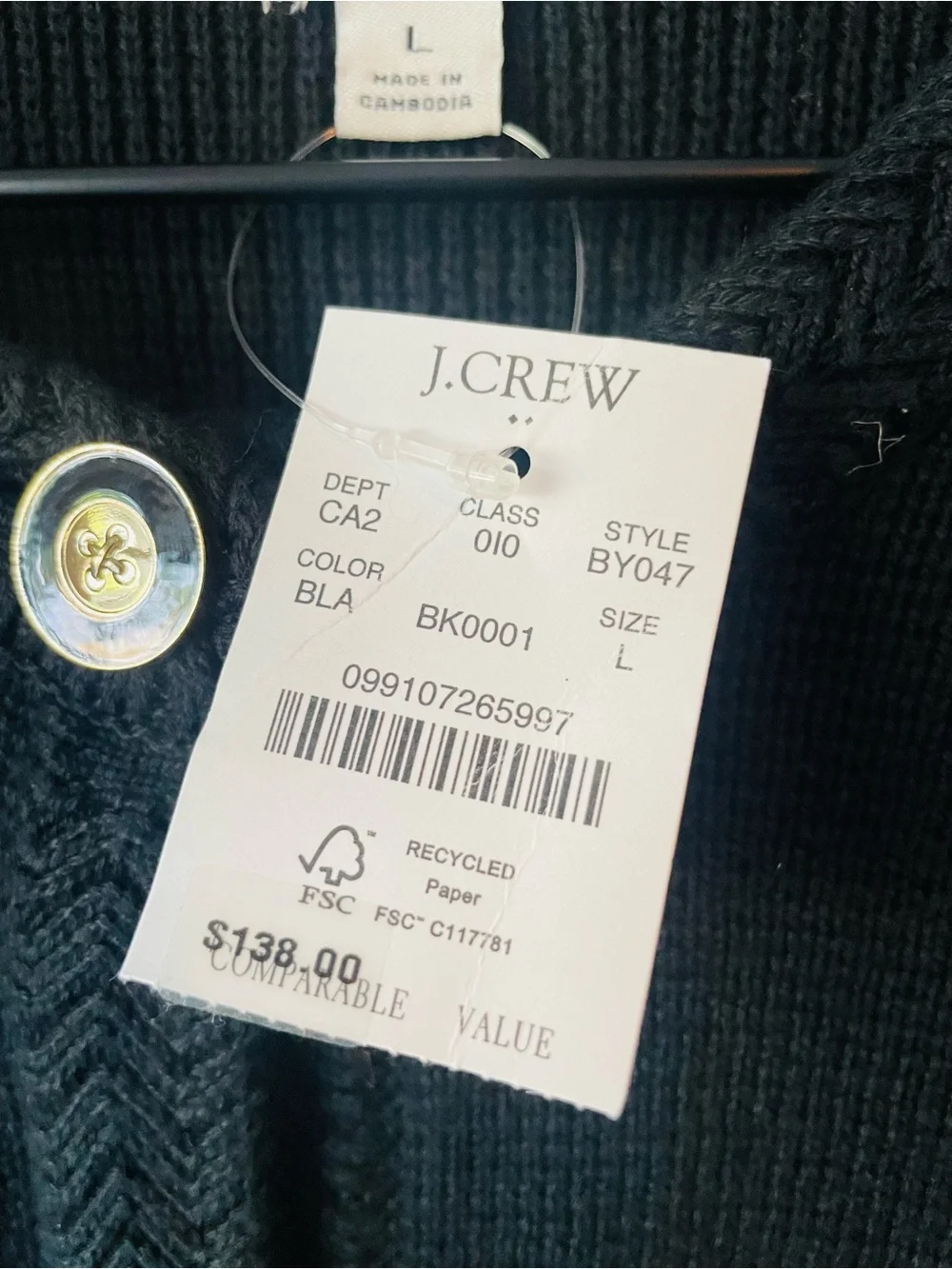 J. Crew crew black