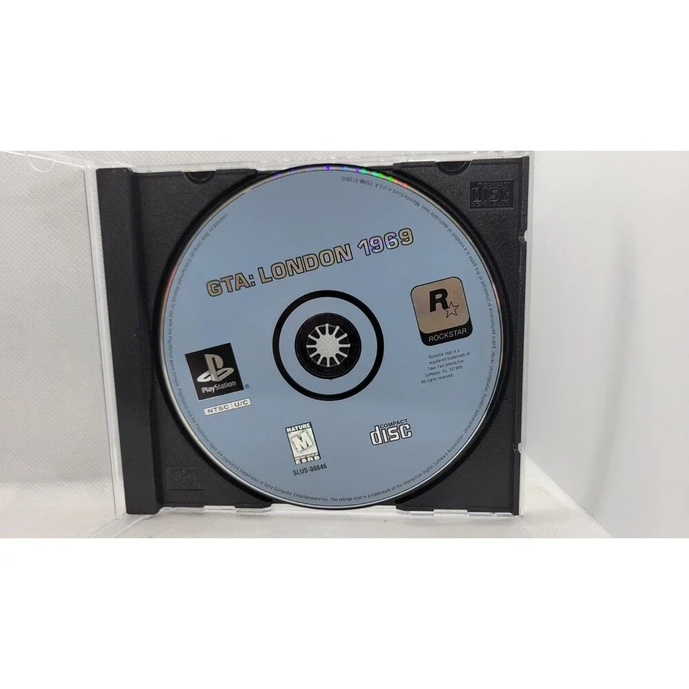 Grand Theft Auto: London 1969 (Sony PlayStation 1, 1999) - DISC ONLY