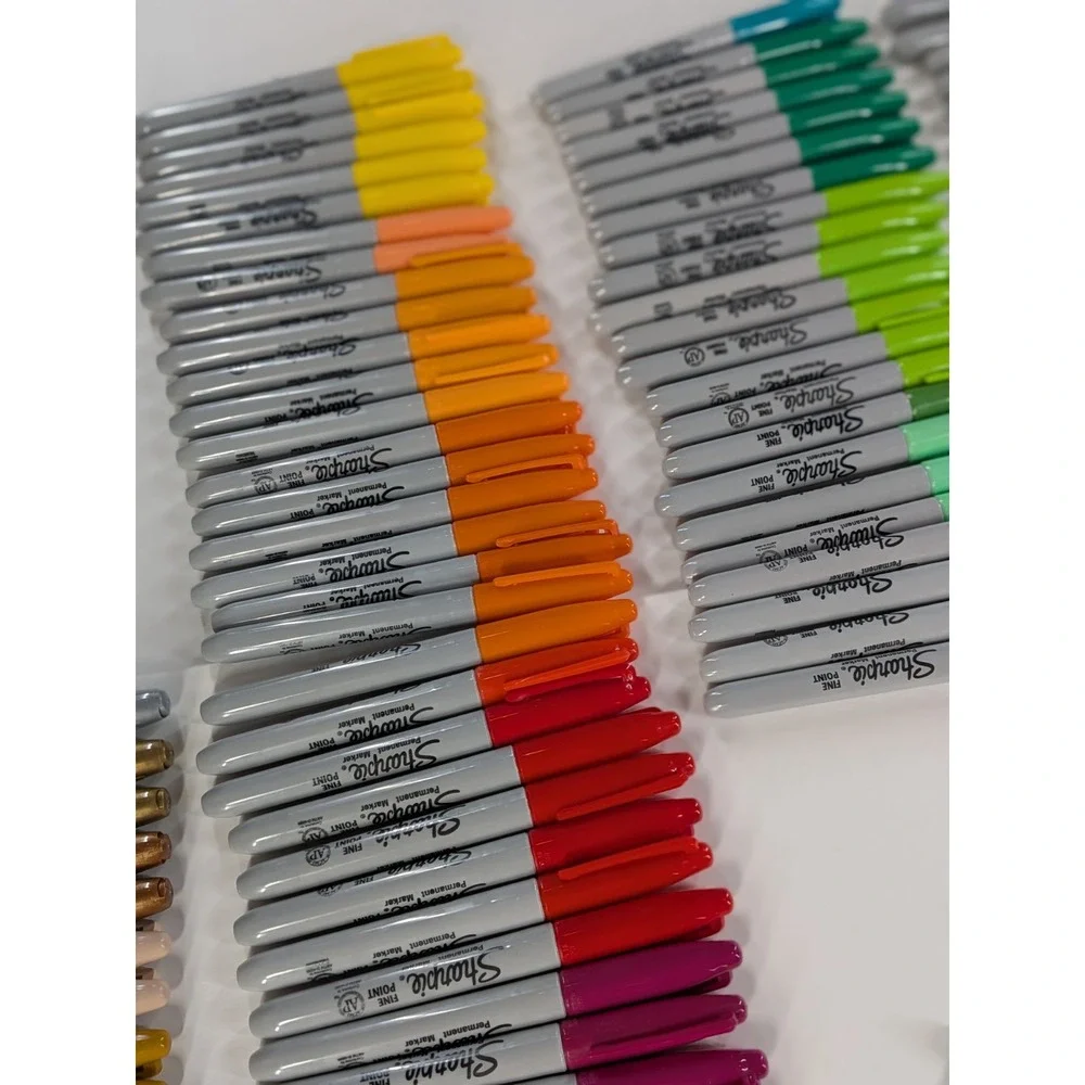 Sharpie gently pre