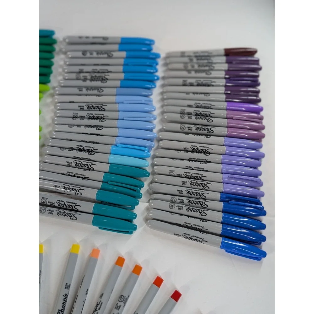 Sharpie gently pre