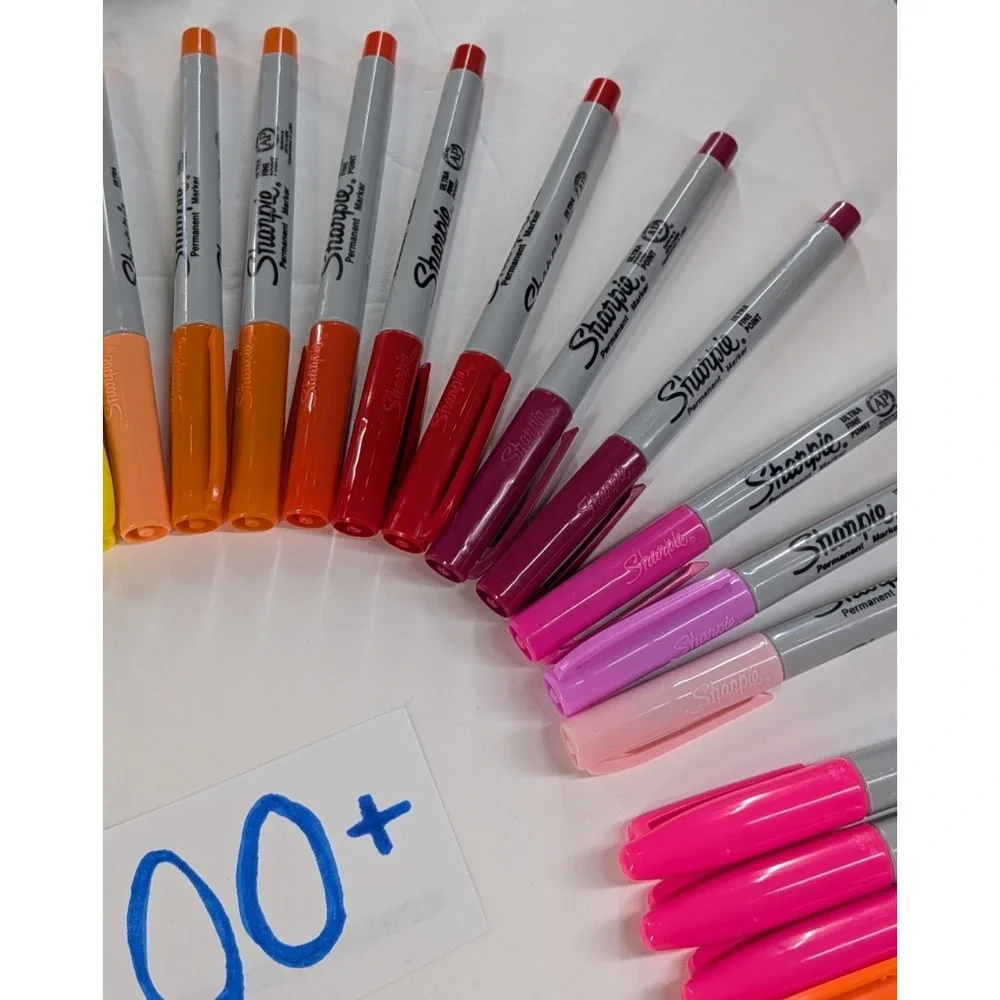 Sharpie gently pre