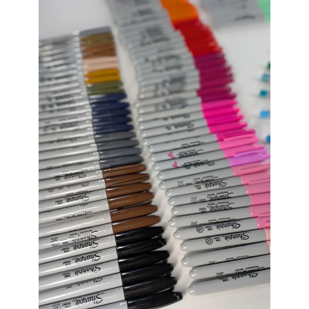 Sharpie gently pre