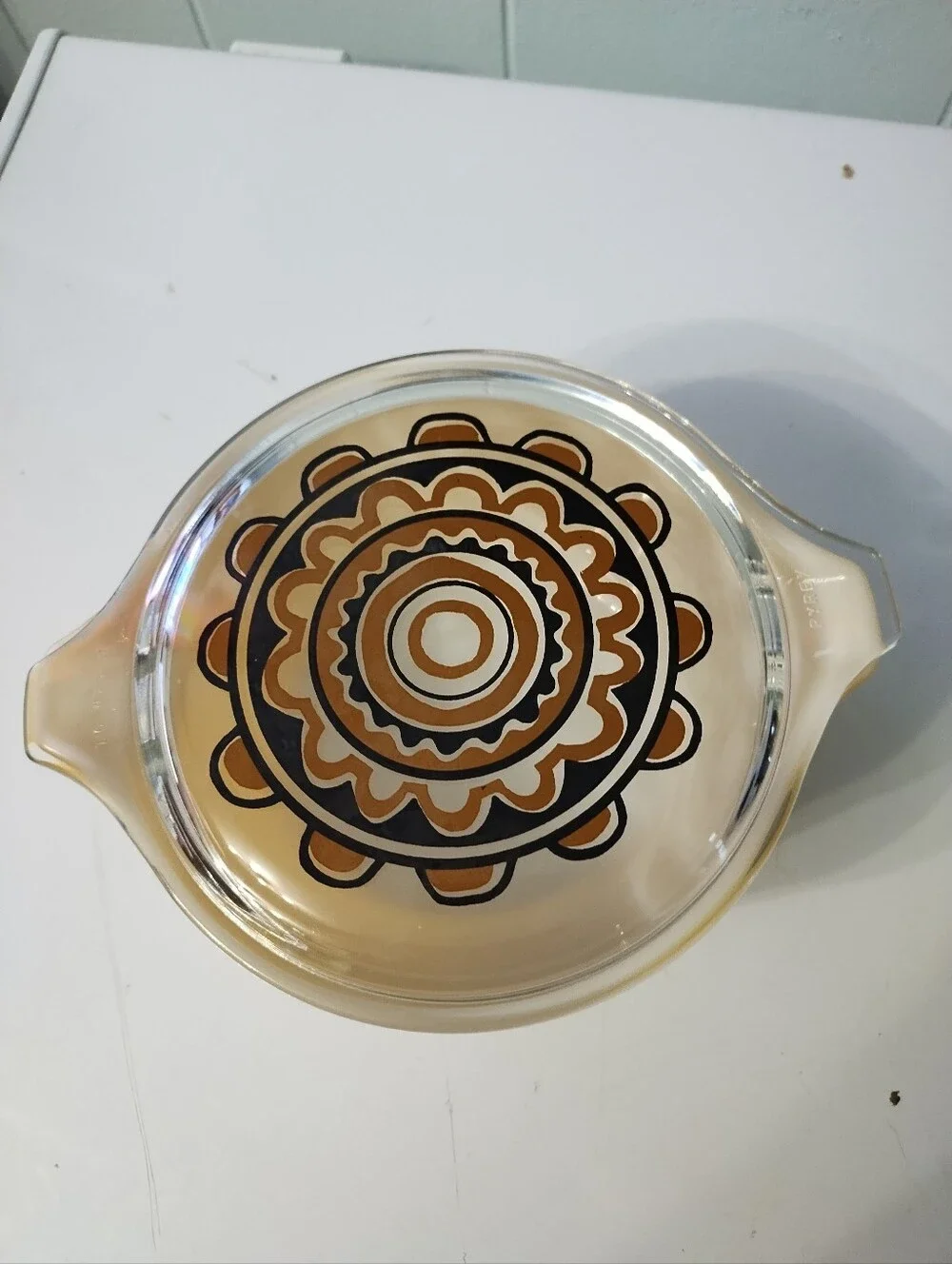 Pyrex bright yellow