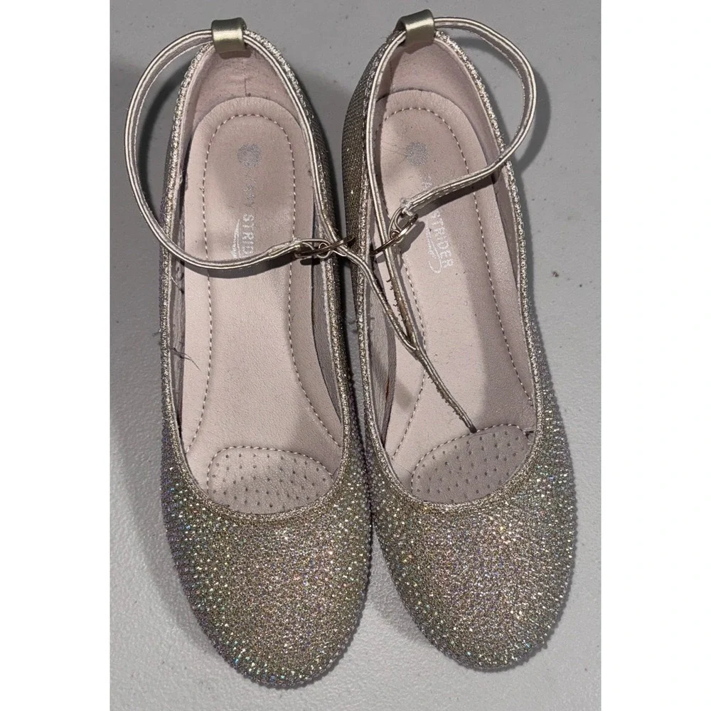 Easy Strider Girls 4 Heel Shoes Rhinestone Special Occasion Formal Party