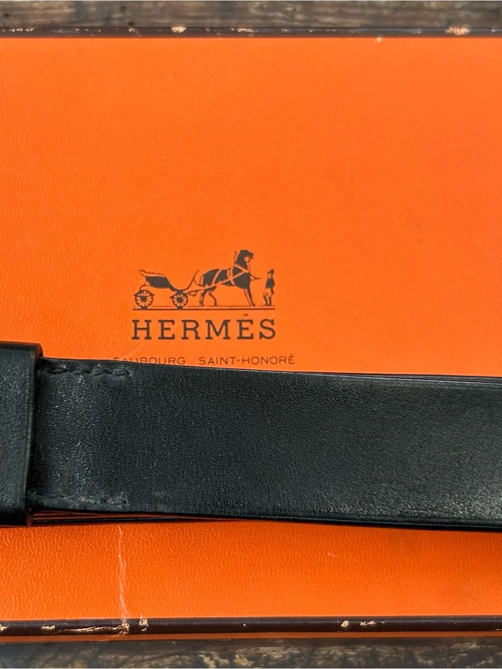 Hermes smooth black