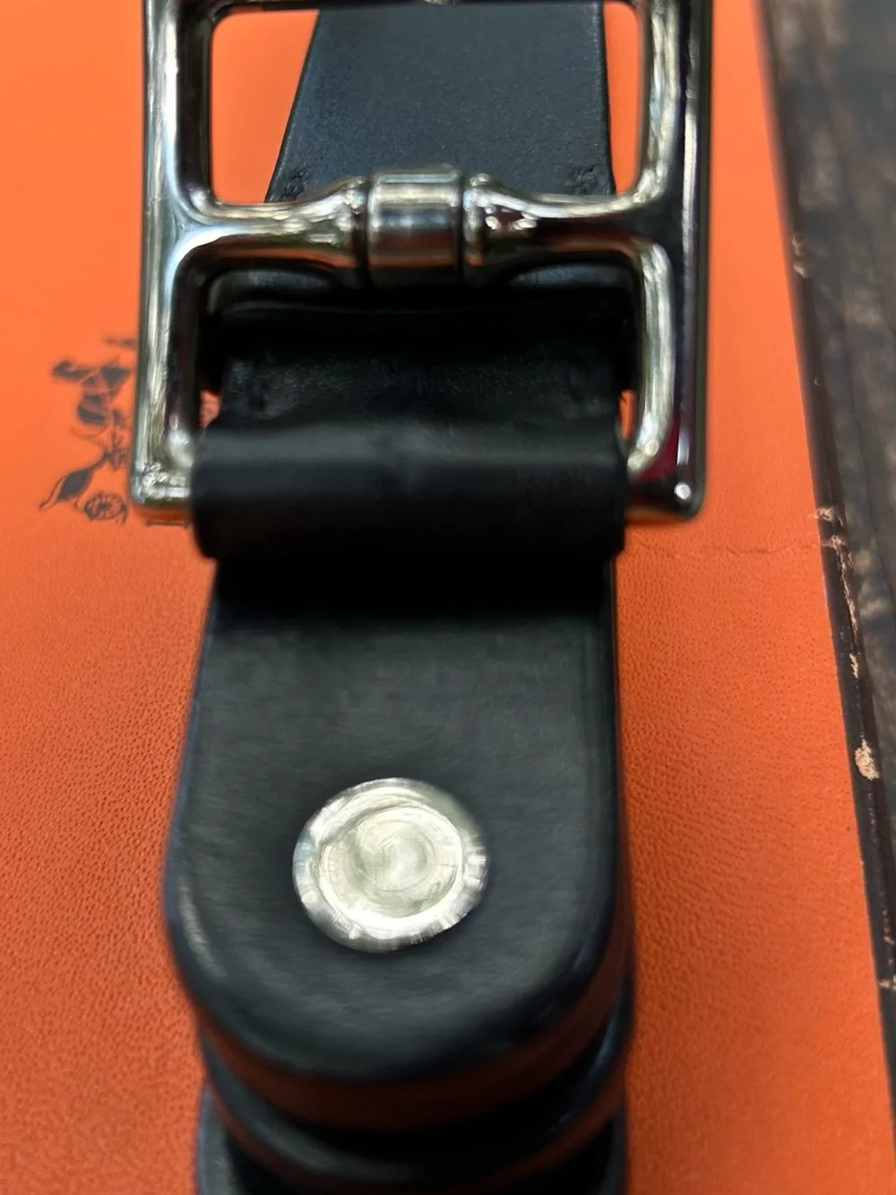 Hermes smooth black