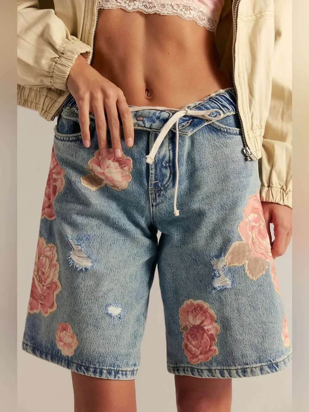 New Free People We The Free Garden State Long Shorts Size 25