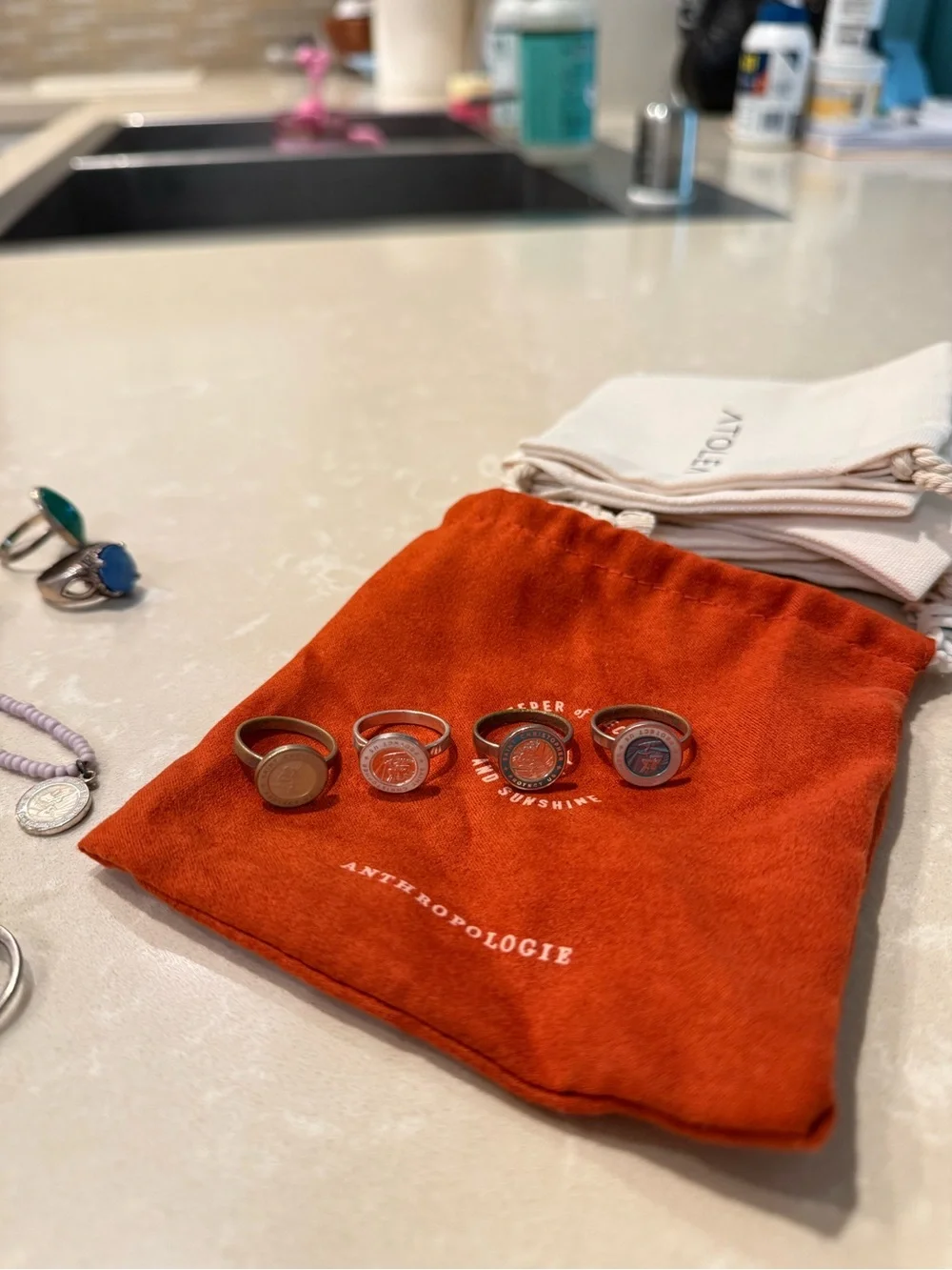 Anthropologie set stackable
