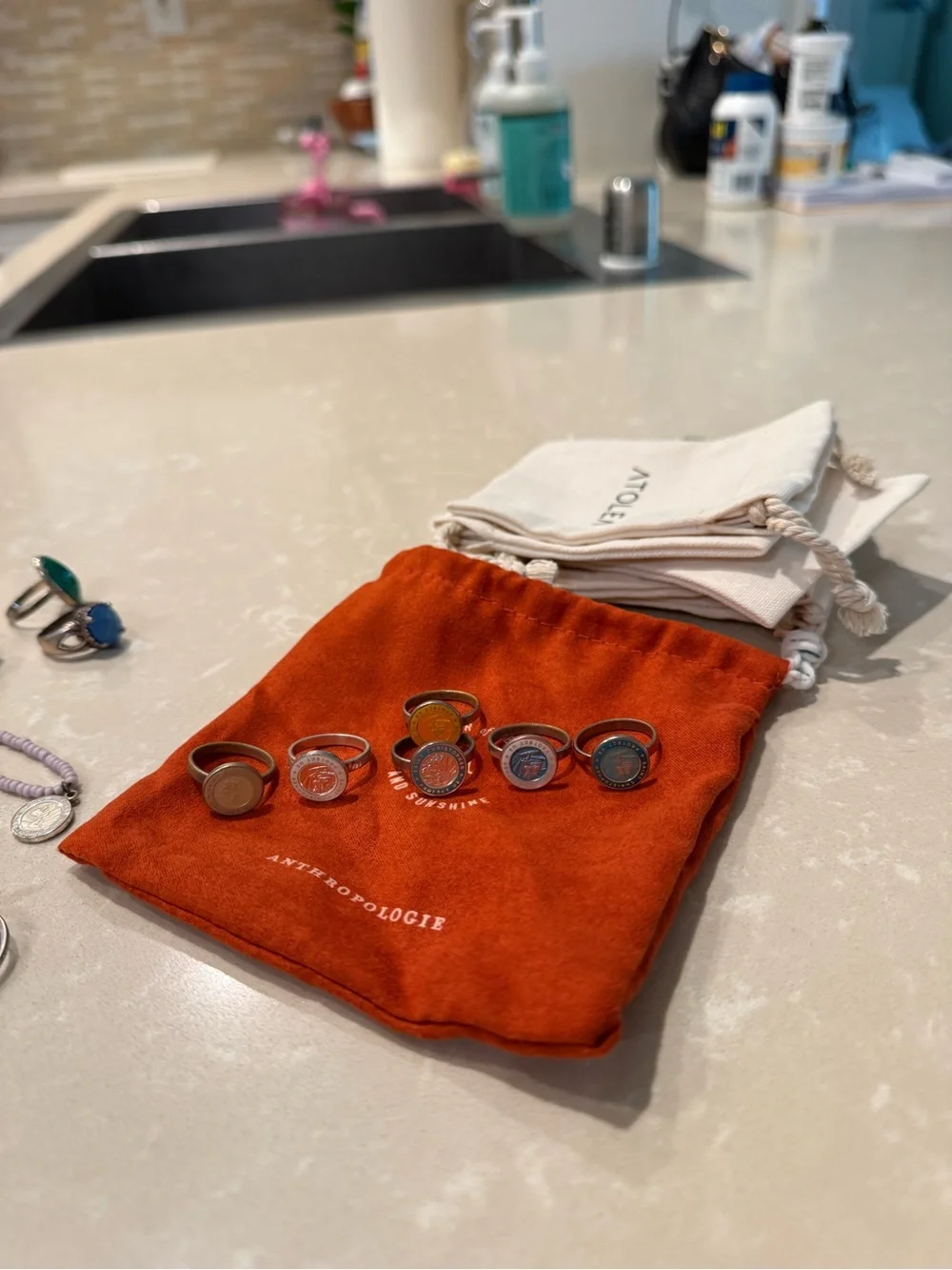 Anthropologie set stackable