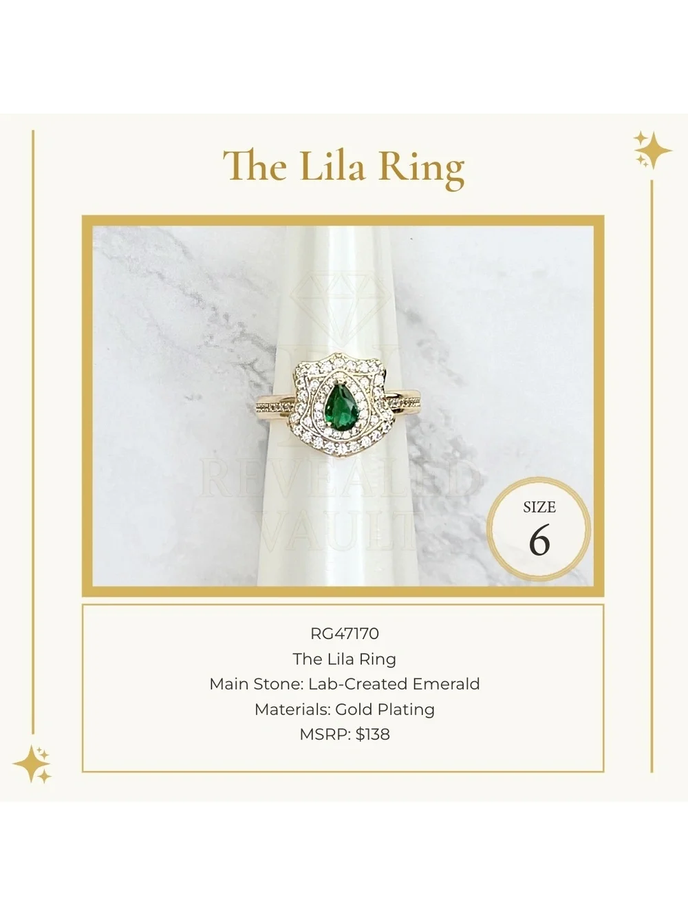 The Lila Ring - Size 6 - OG