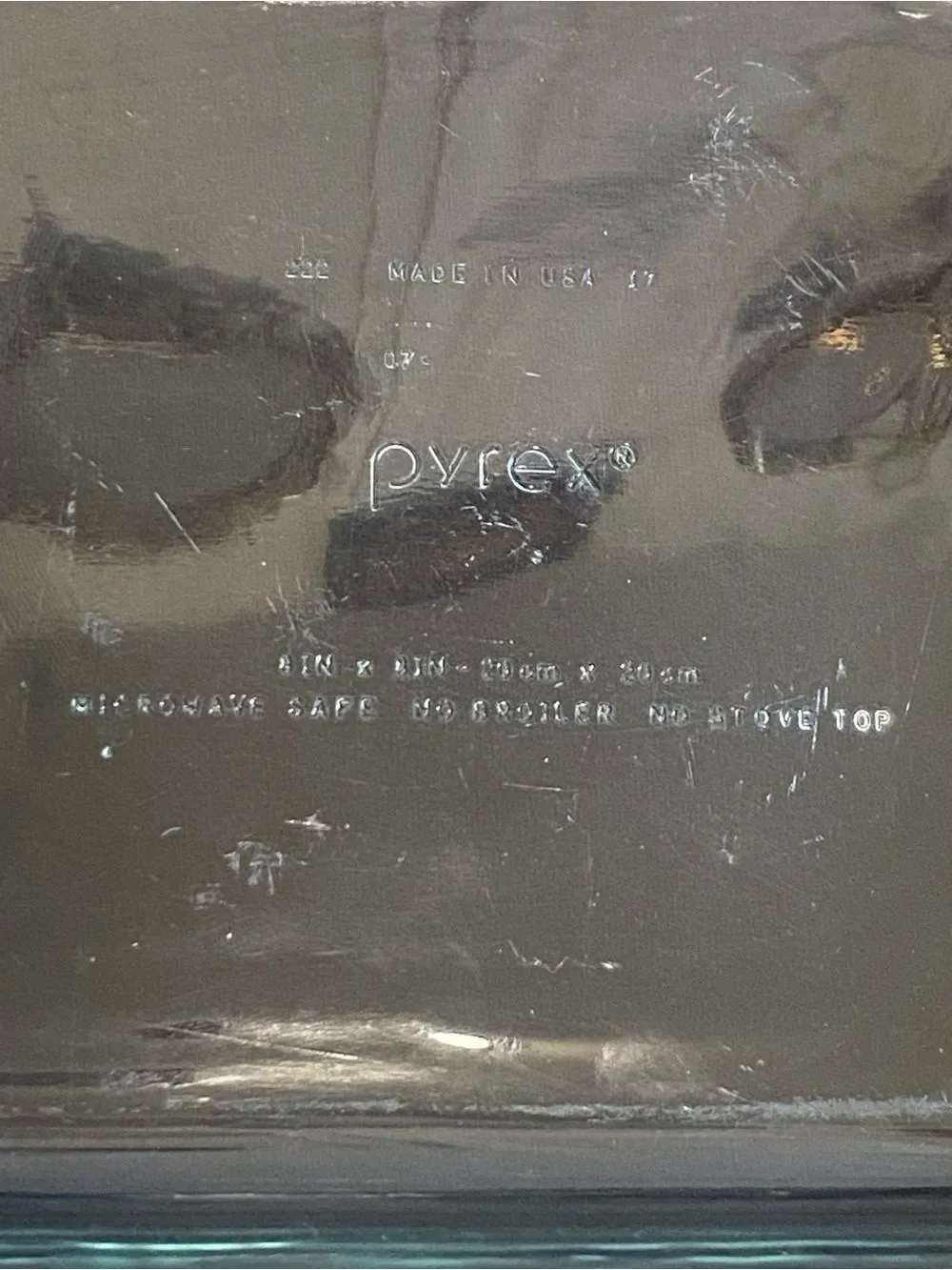 Pyrex durable square