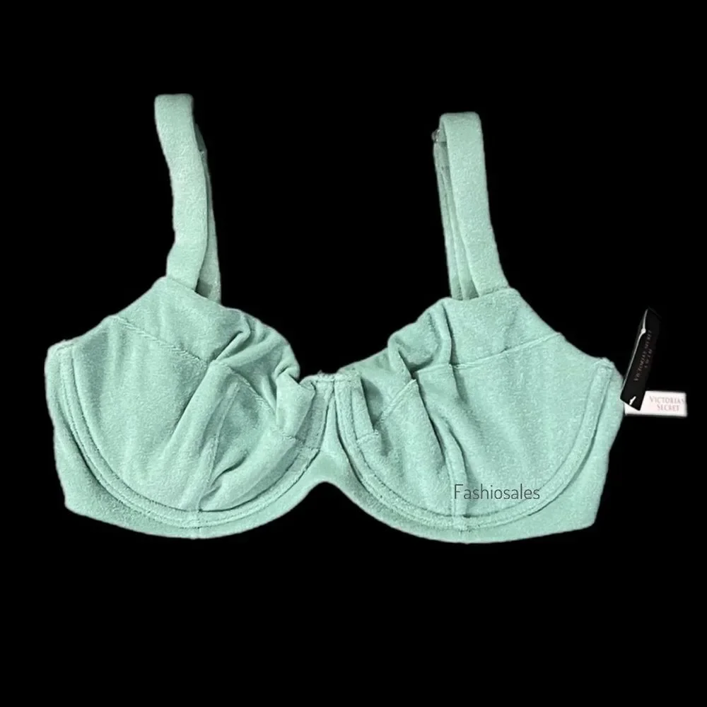 Victorias Secret Set Wicked Push Up without padding terry Bikini Top & Bottom