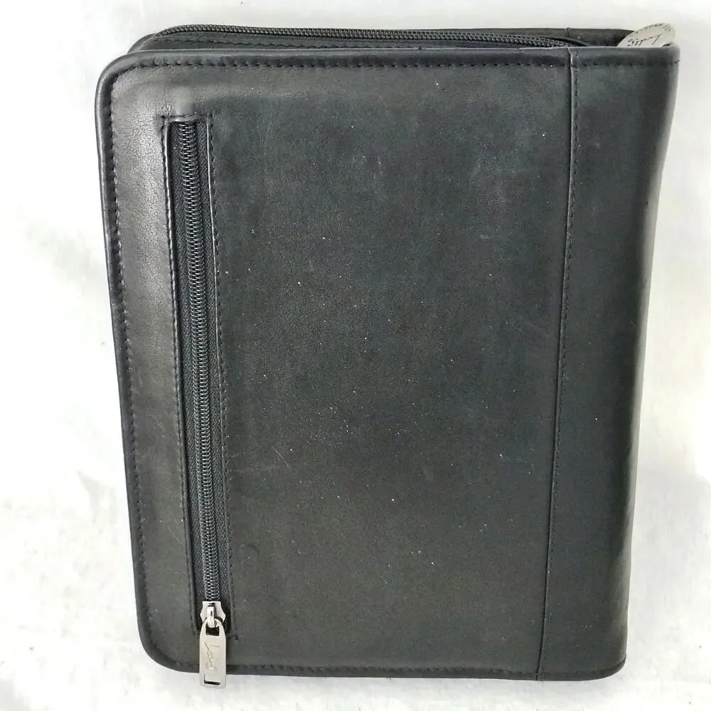 Lodis black leather