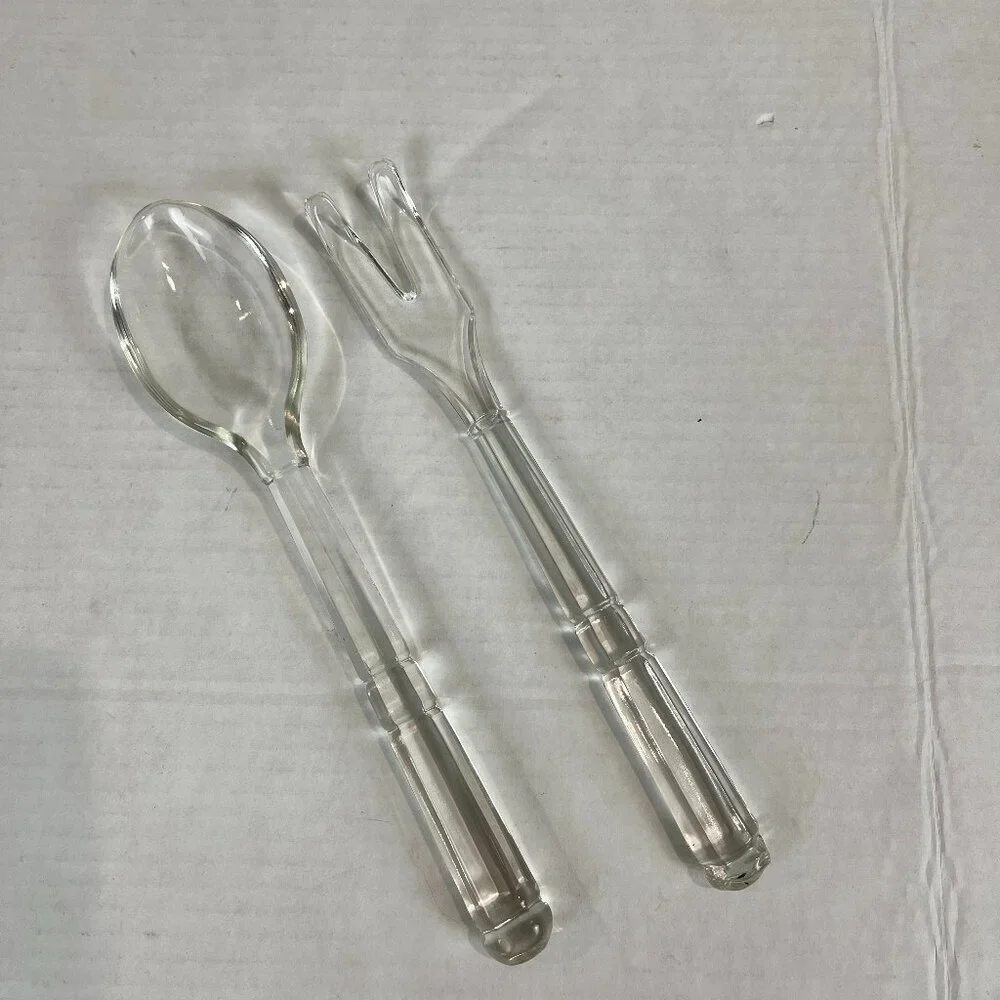Vintage Glass Serving Set, 10