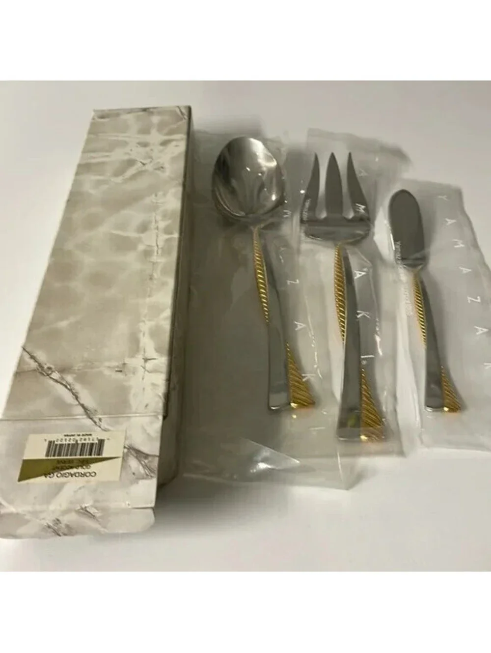 Nib Yamazaki Cordagio Gold Accent Serveware