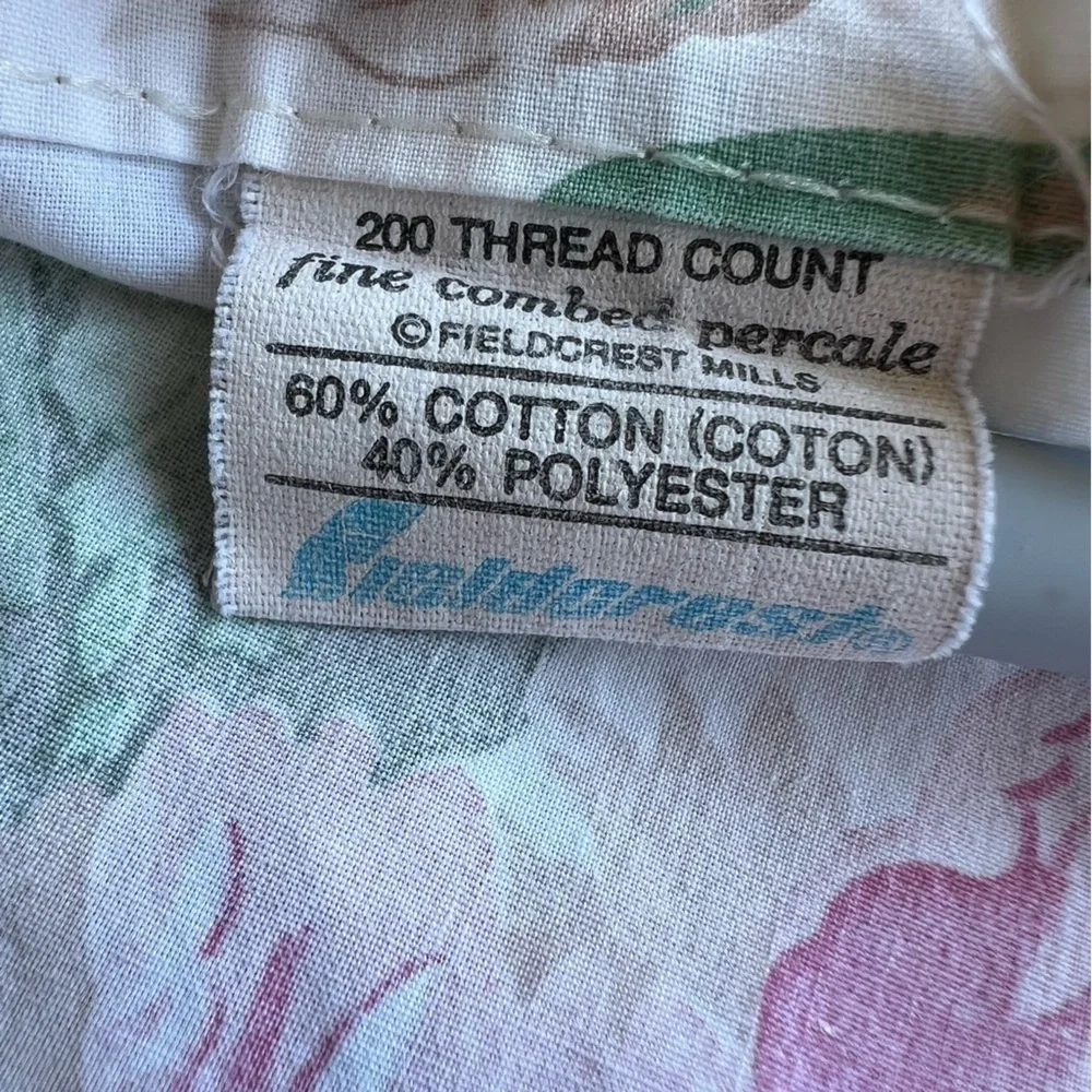 Fieldcrest vintage floral